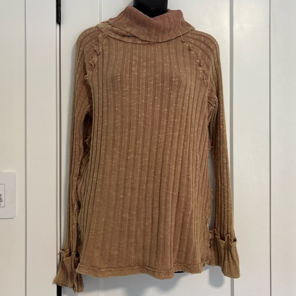 Free People Sweaters - Free People Brown Cowl Neck Sweater